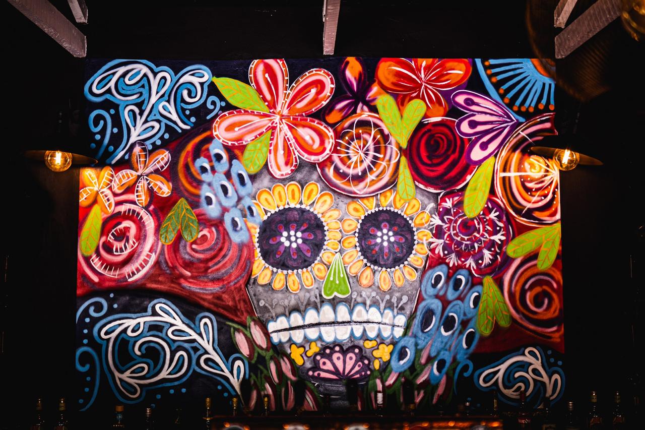 Sugar Skull — mural in Bar & Restaurant