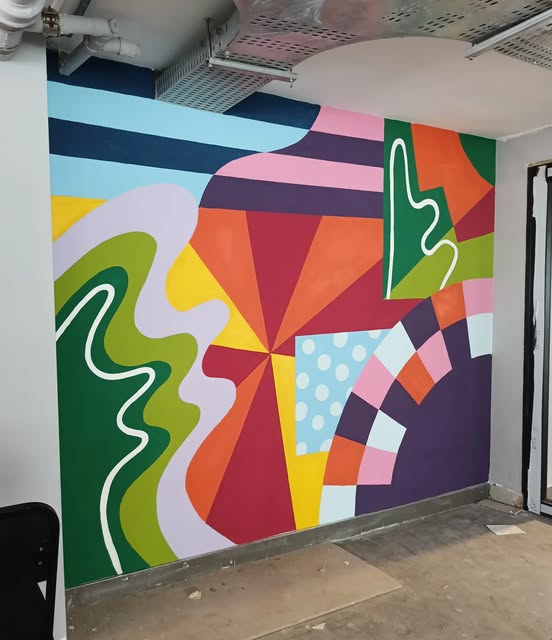 Rosebank College — mural in Braamfontein, Johannesburg