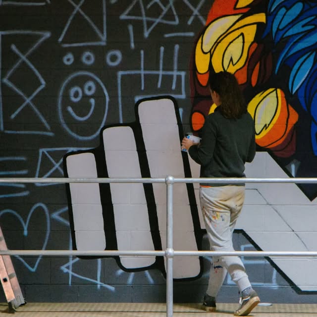 At Work — mural in Howick, KwaZulu-Natal