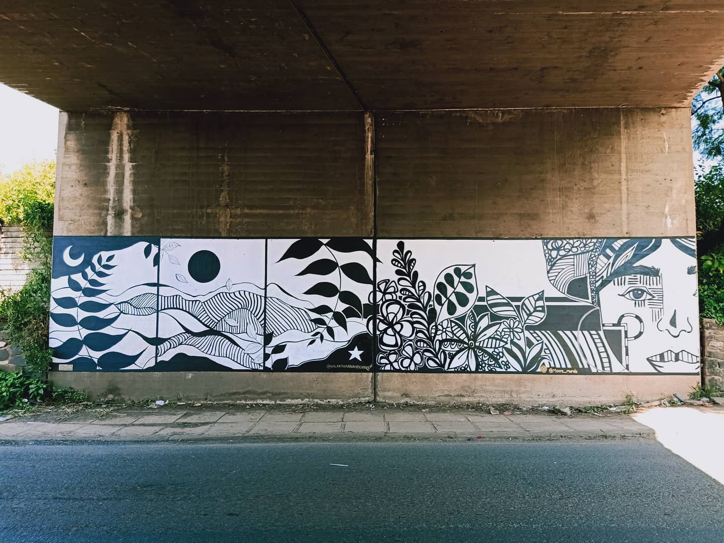 Mayors Walk Bridge II — mural in Pietermaritzburg