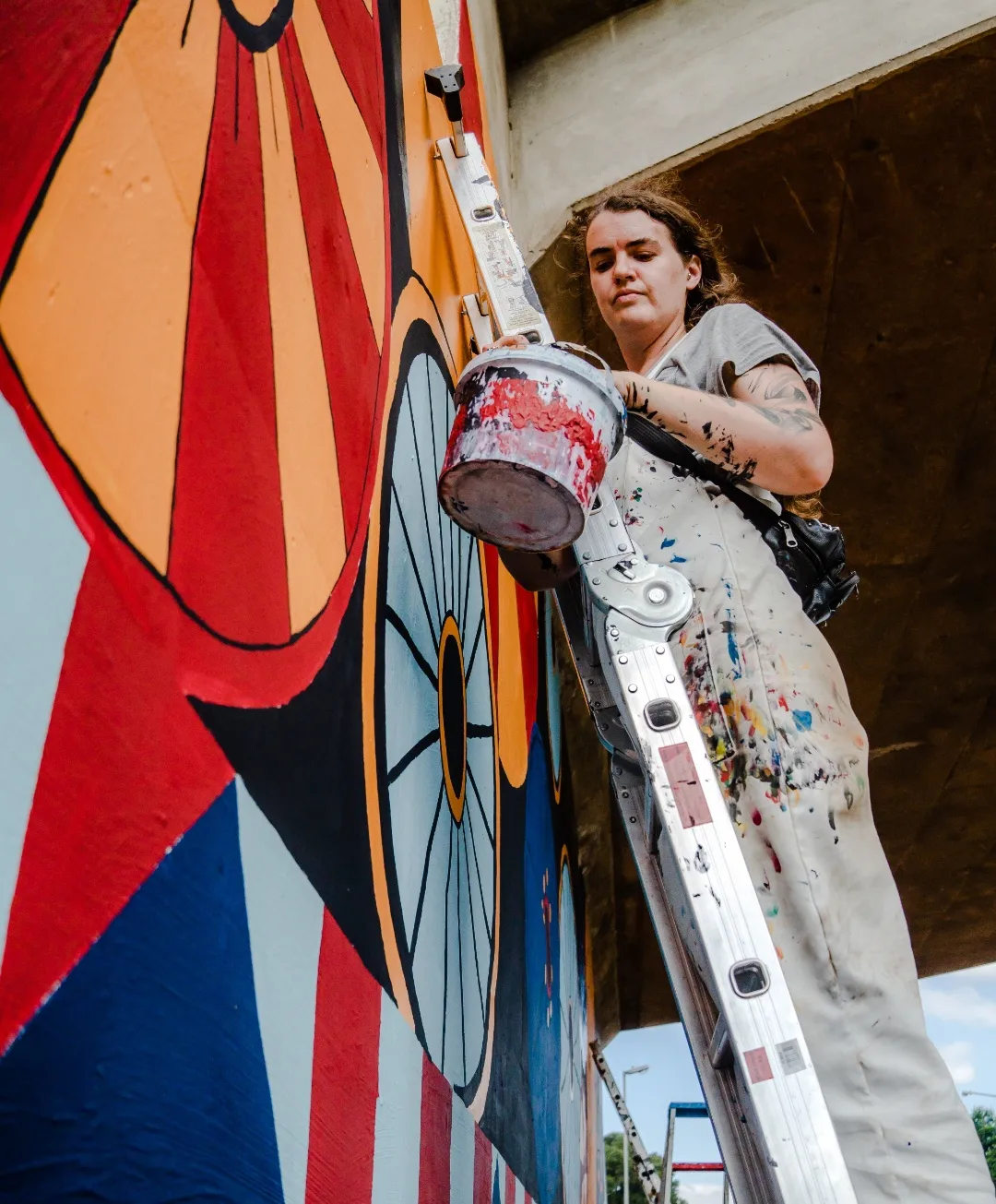 Painting Dear Merrivale — mural in Merrivale, KwaZulu-Natal