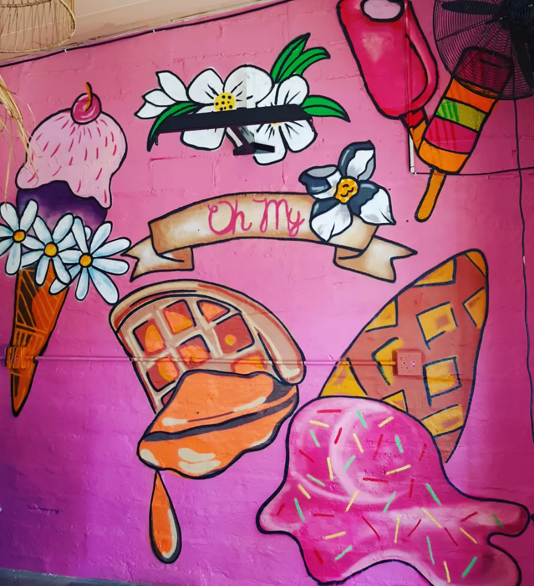 Oh My — mural in Howick, KwaZulu-Natal