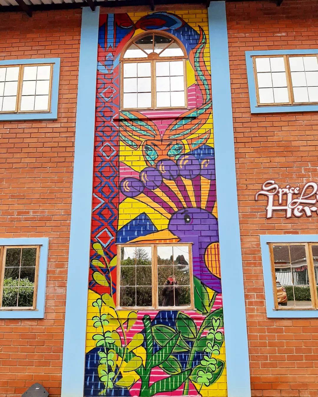 Rising Bird — mural in Hilton, KwaZulu-Natal