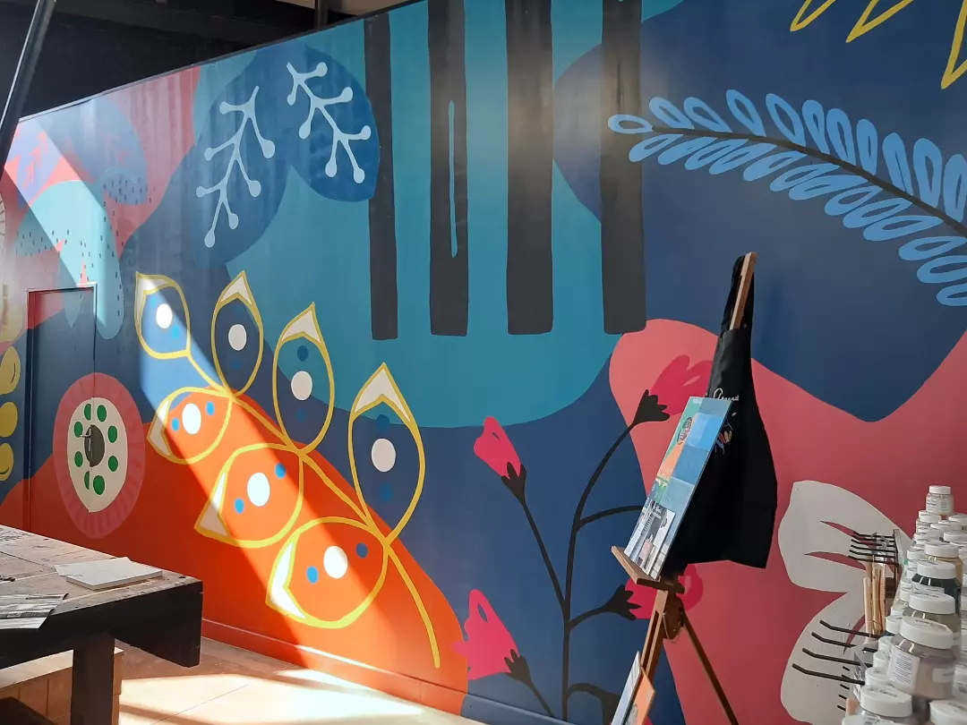 Blackwoods Nursery — mural in The Avenues Centre
